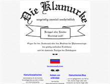 Tablet Screenshot of klamurke.com